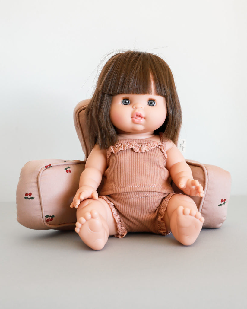 Doll Pram Pillow - Cherry Blush