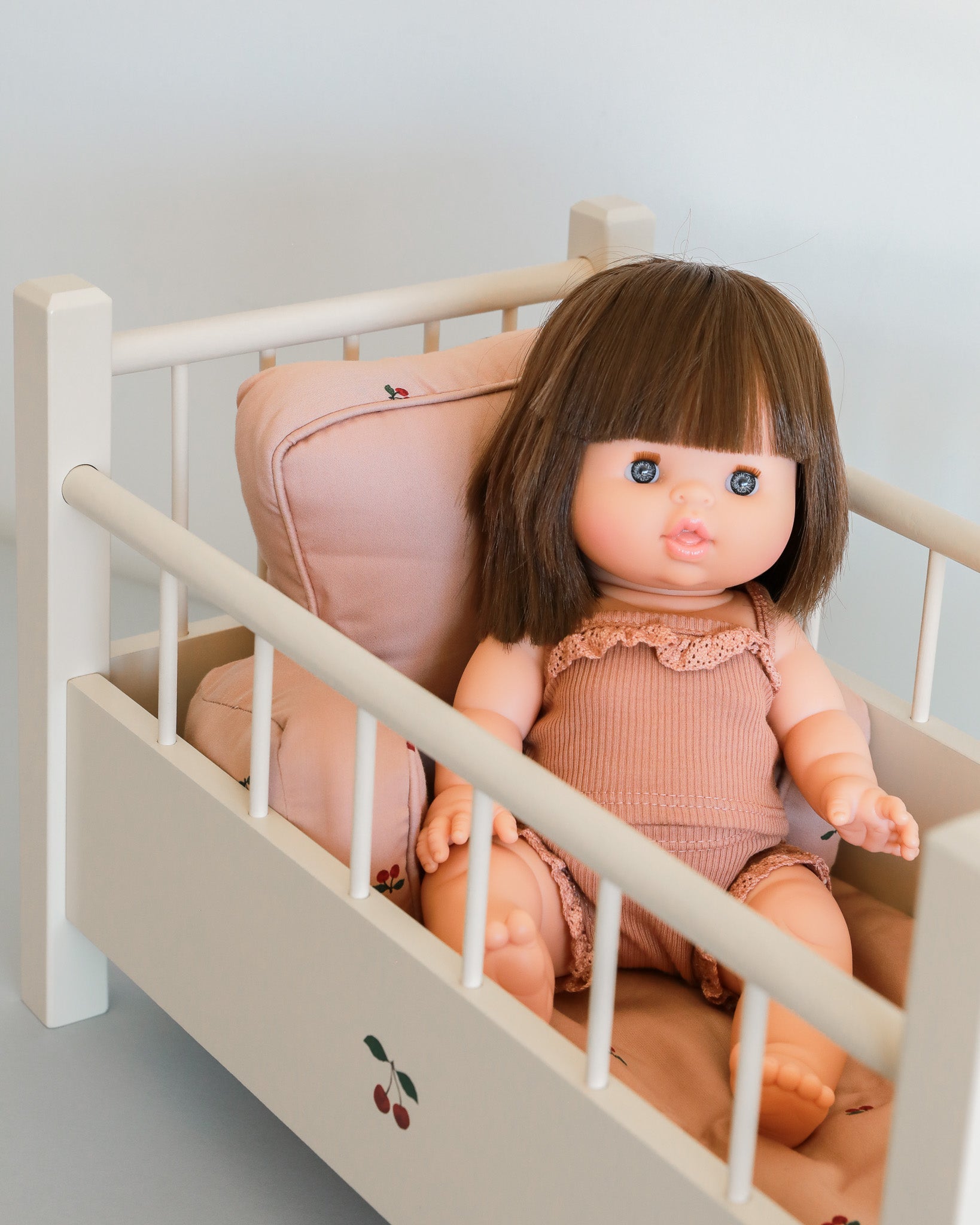 Doll Pram Pillow - Cherry Blush