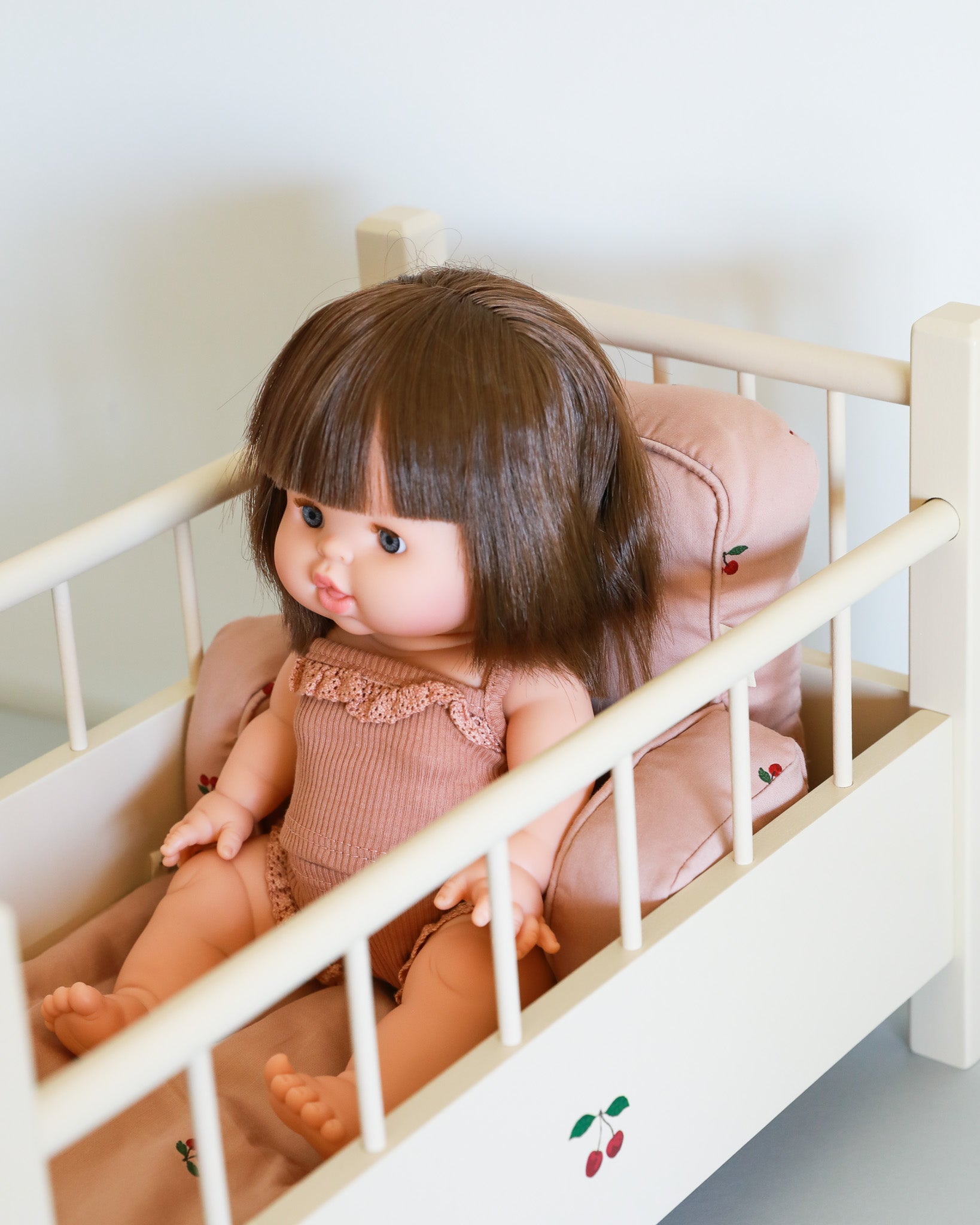 Doll Pram Pillow - Cherry Blush