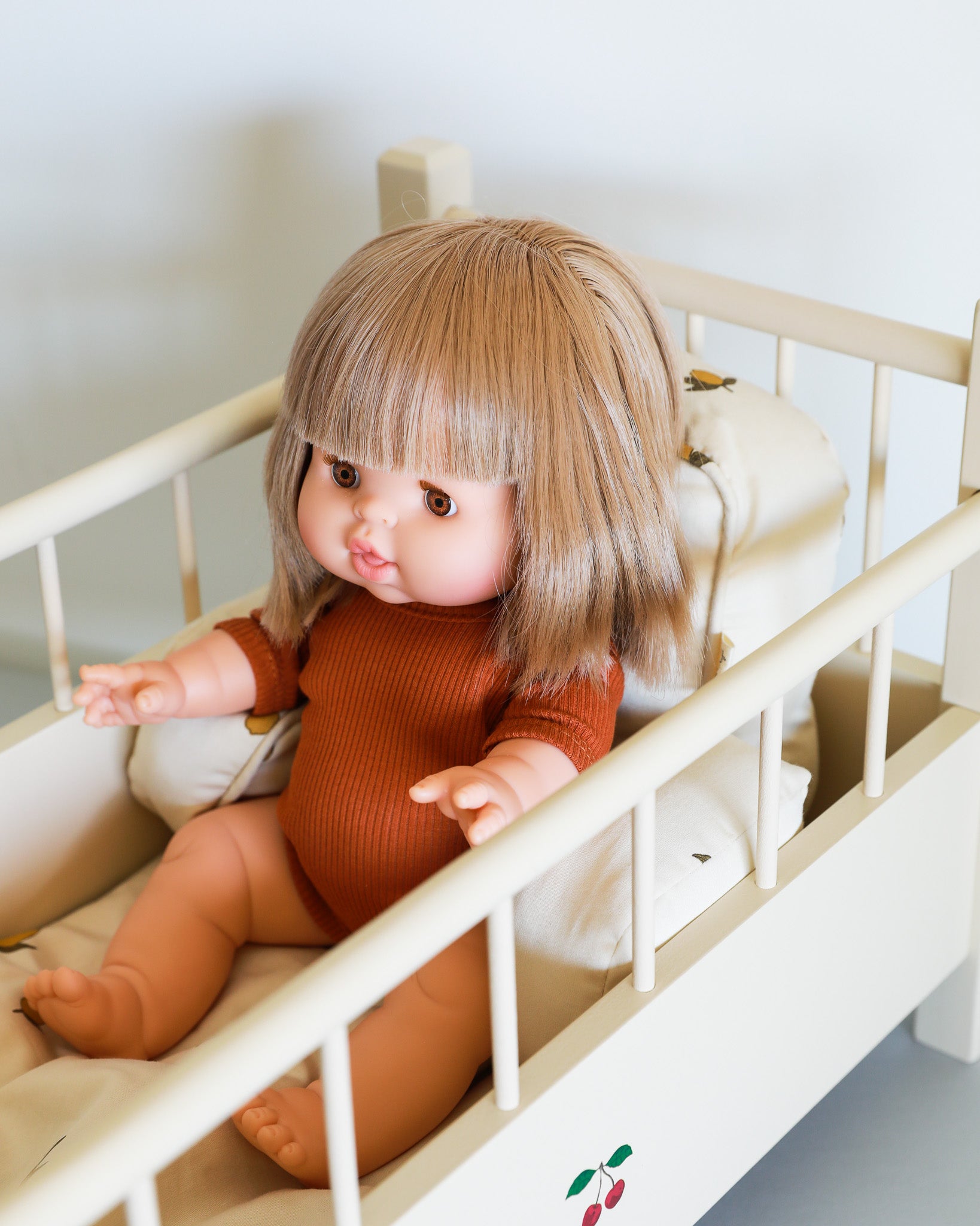 Doll Pram Pillow - Lemon