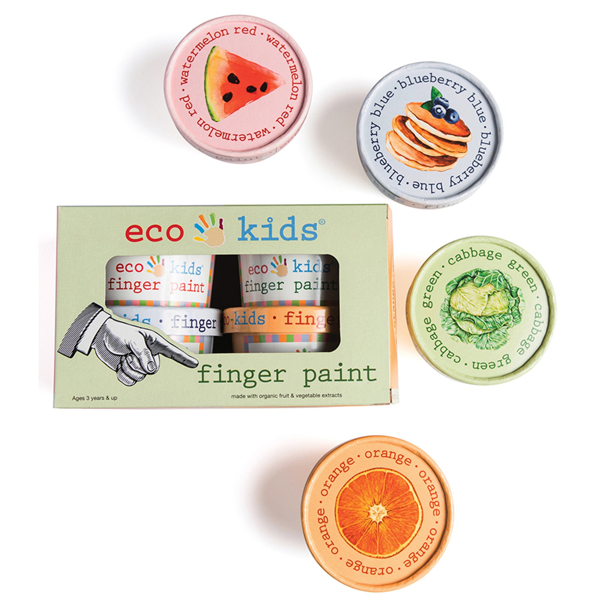 Eco Finger Paint (set of 4 colors)