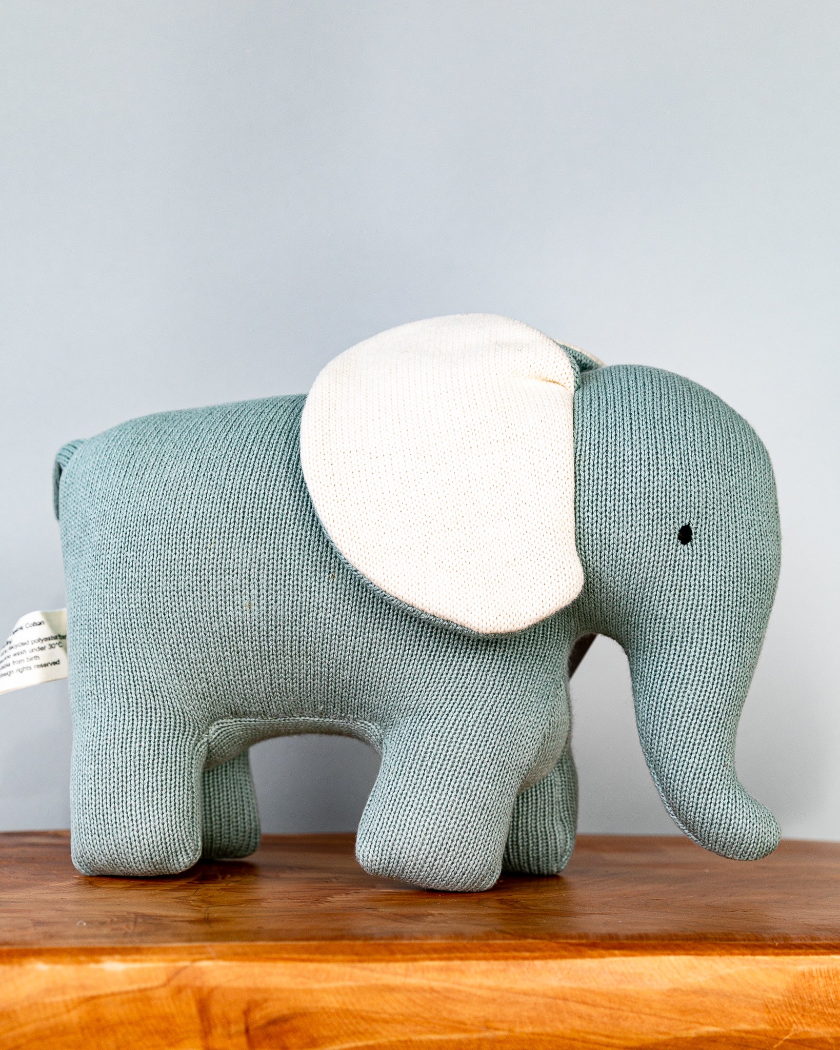 Hand-made Elephant Toy | Teal