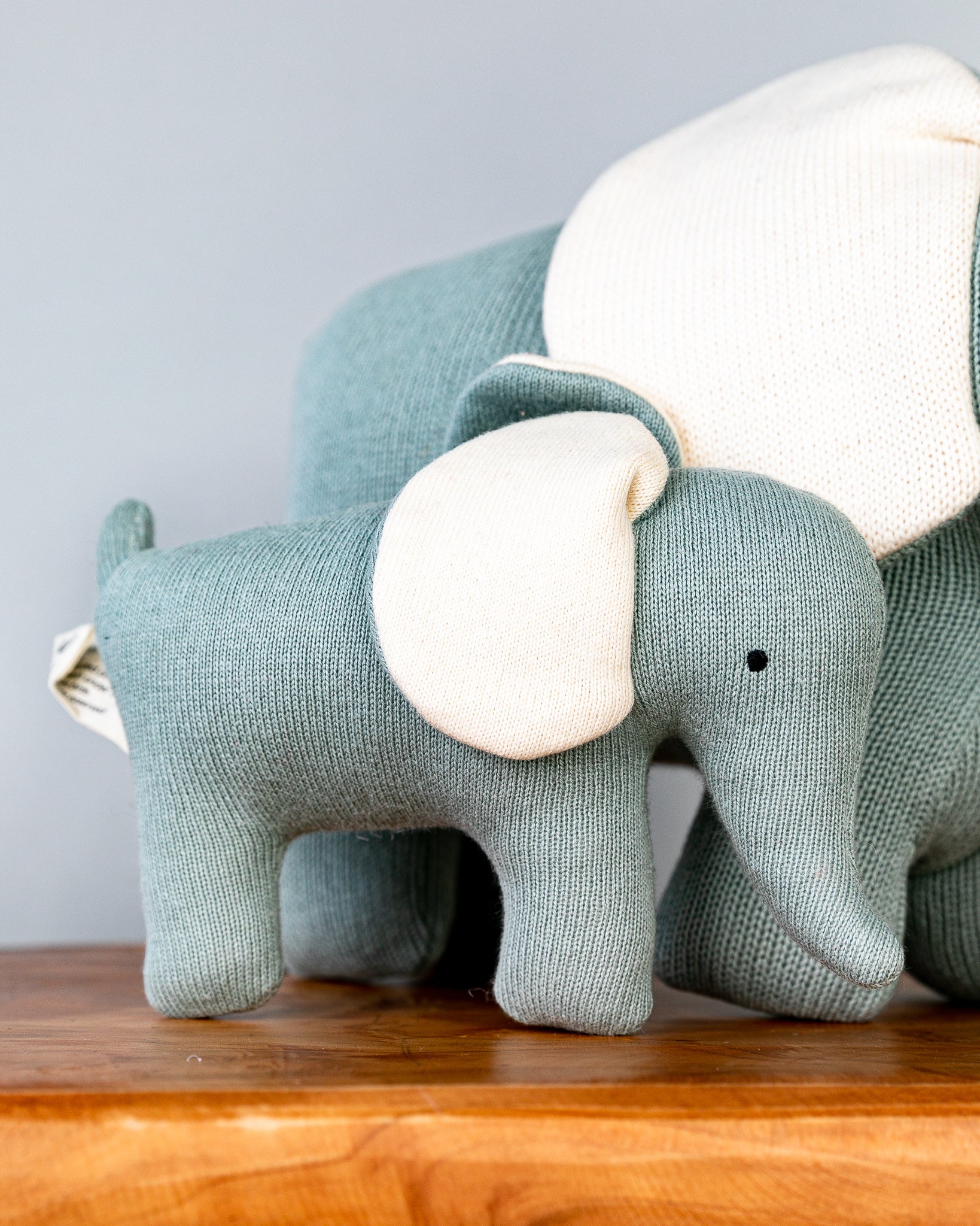 Hand-made Elephant Toy | Teal