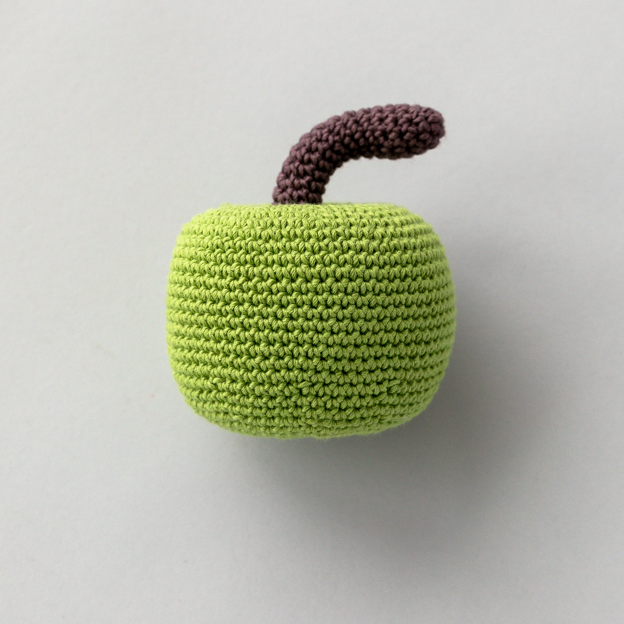 Handmade Apple Rattle, Play Food