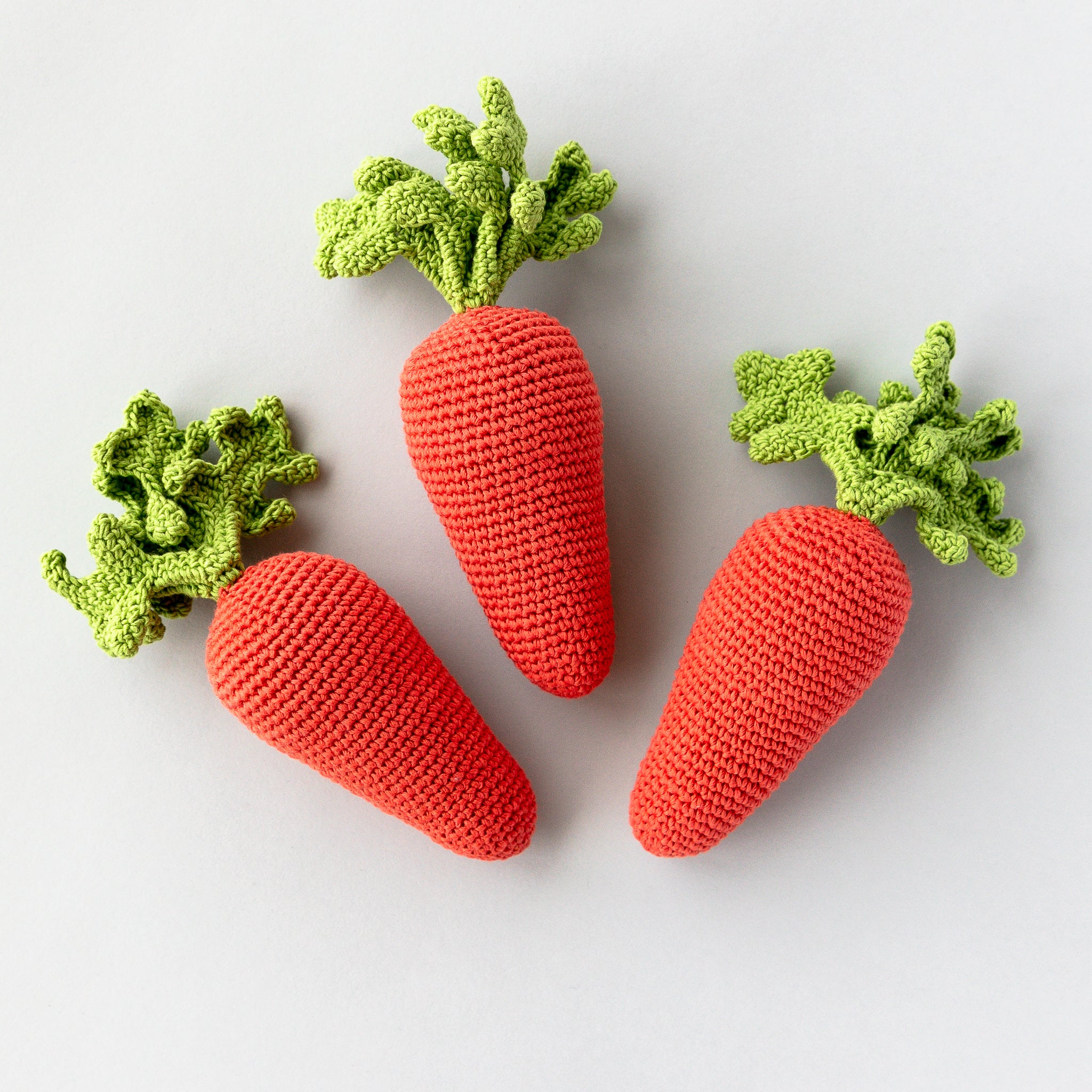 Handmade Carrot Rattle, Play Food
