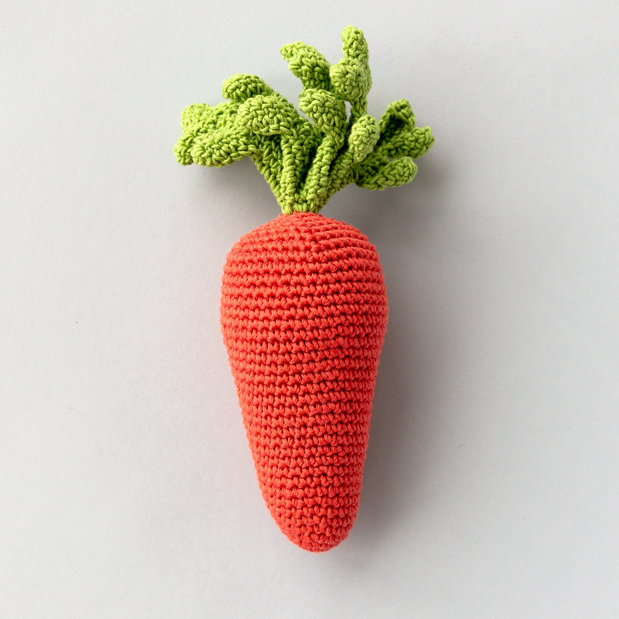 Handmade Carrot Rattle, Play Food