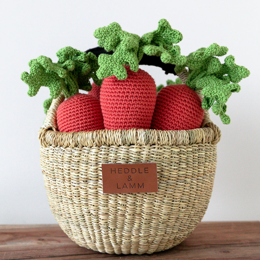Handmade Carrot Rattle, Play Food