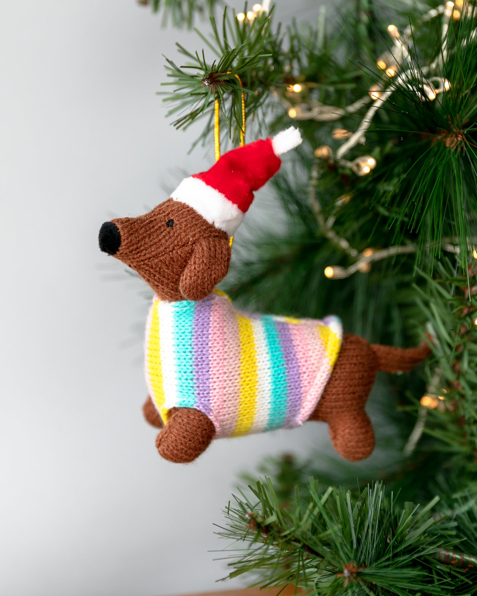Handmade Christmas Ornament - Dachshund Puppy