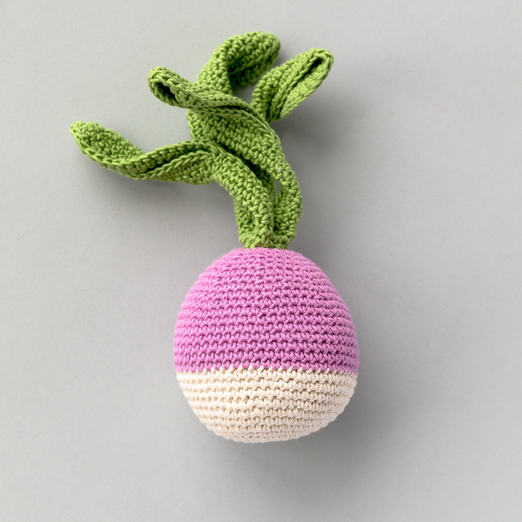 Handmade Turnip Rattle, Play Food