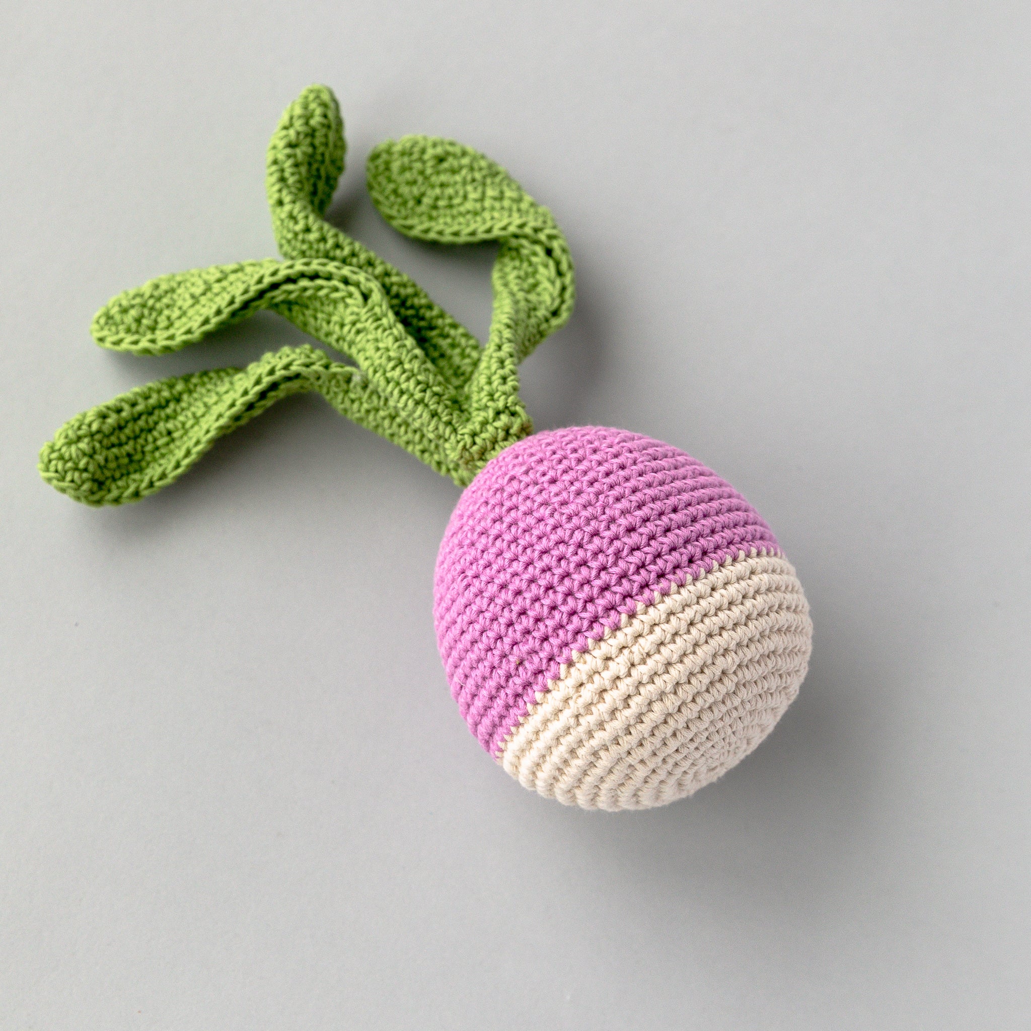 Handmade Turnip Rattle, Play Food