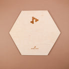 Honeycomb Brain Teaser Wooden Puzzle - 48pc