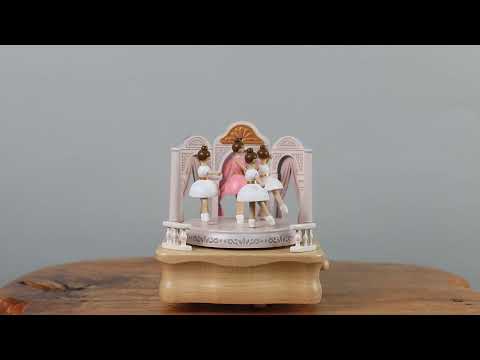Wooden Music Box - Ballerina Recital