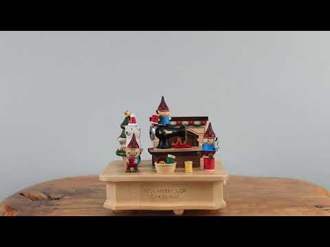 Wooden Music Box - Elf Dream Factory