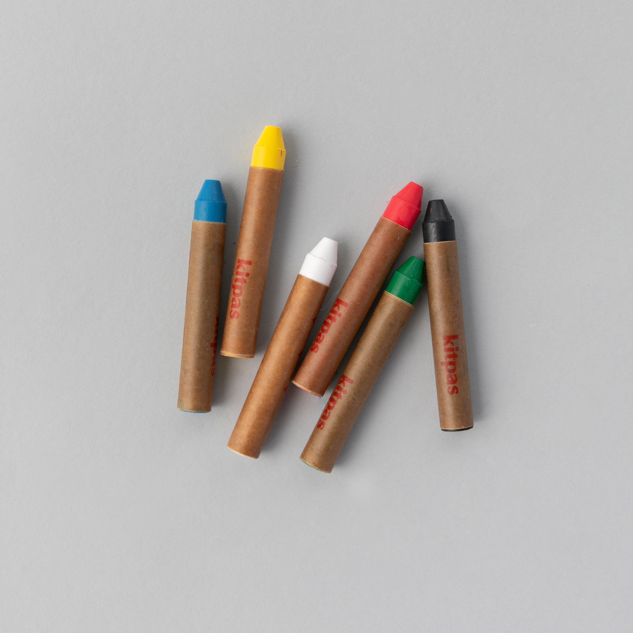 Kitpas Medium Art Stick Crayons - 6 colors