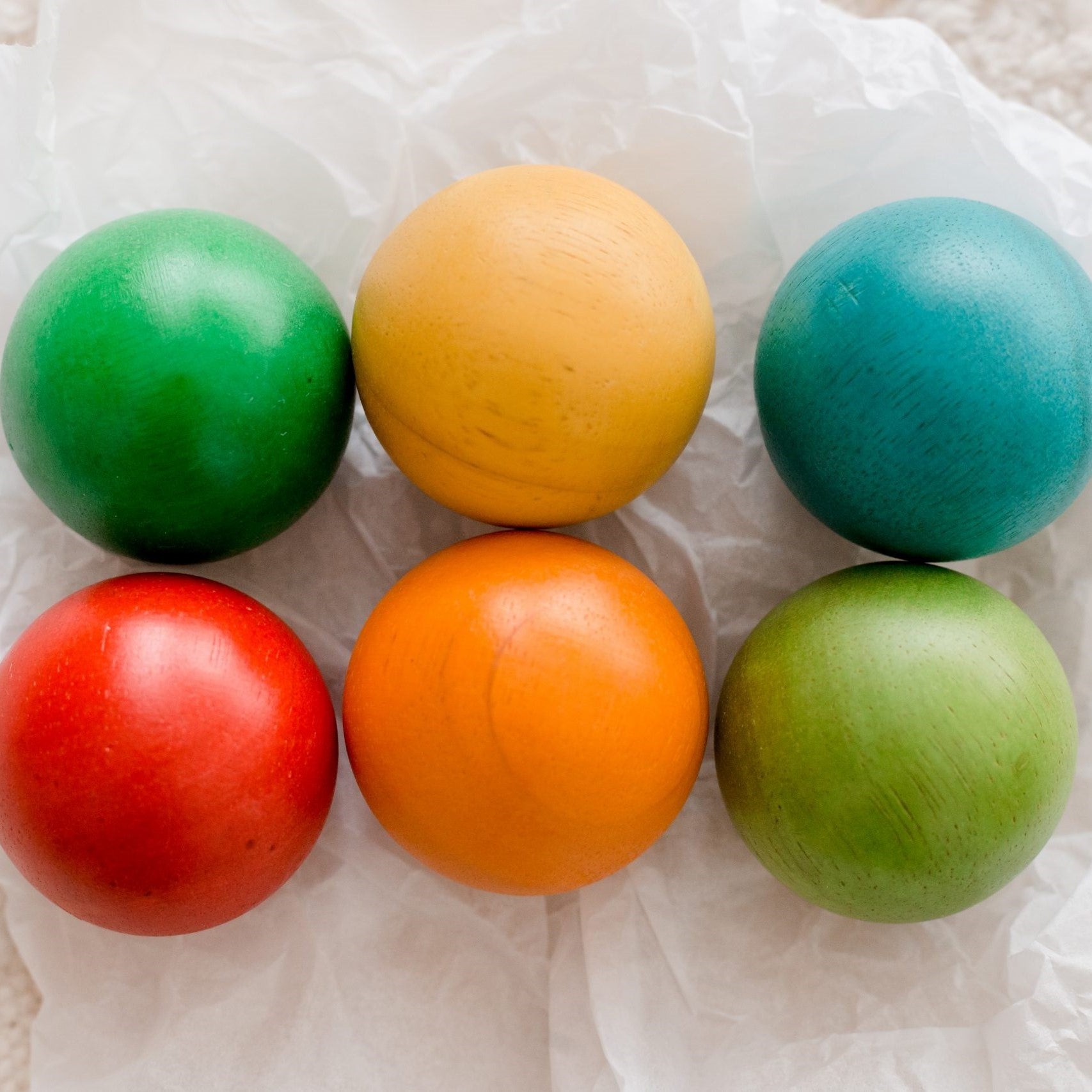 Large Wooden Balls (set of 6)