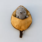 Maileg Baby Hedgehog in Leaf