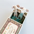 Maileg Baby Mice Twins in Box