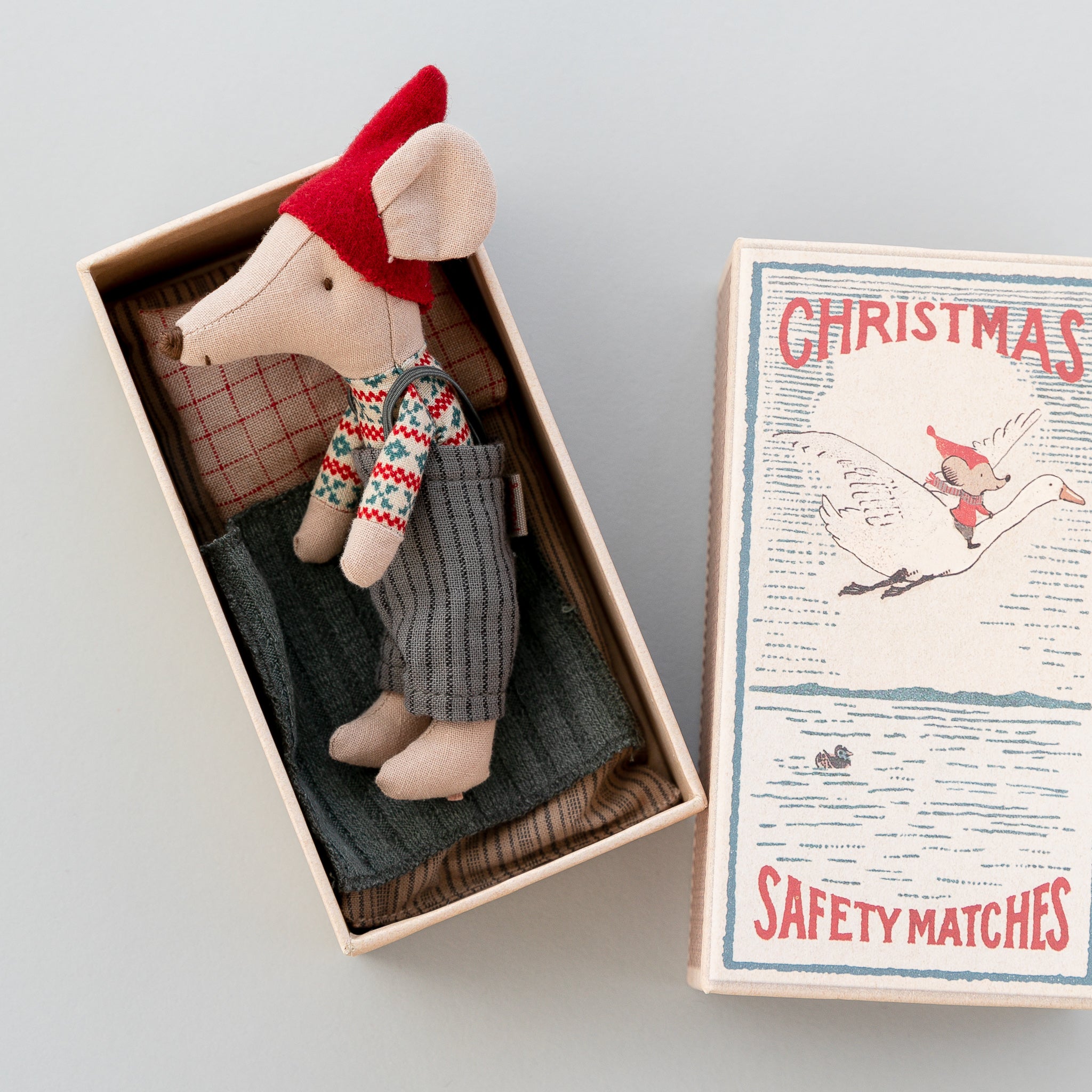 Maileg | Christmas Mouse in Matchbox
