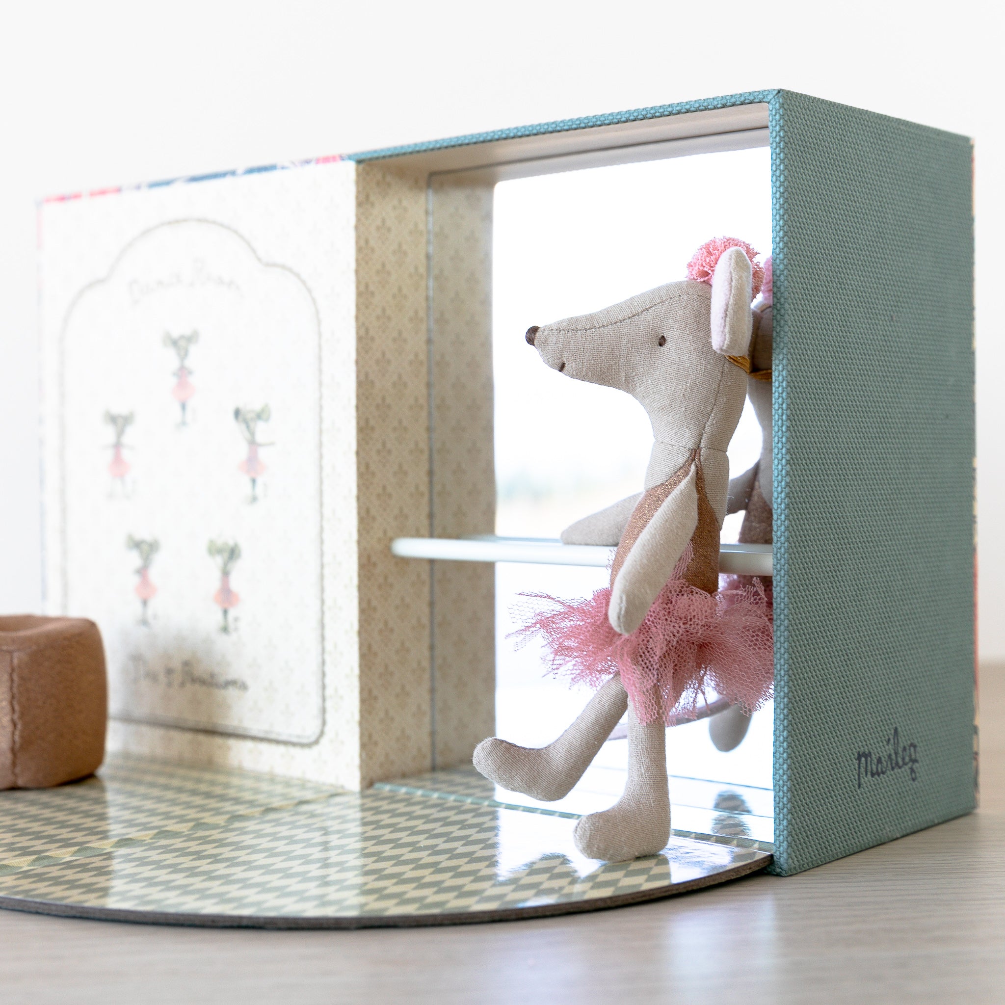 Maileg Dance Room with Big Sister Mouse