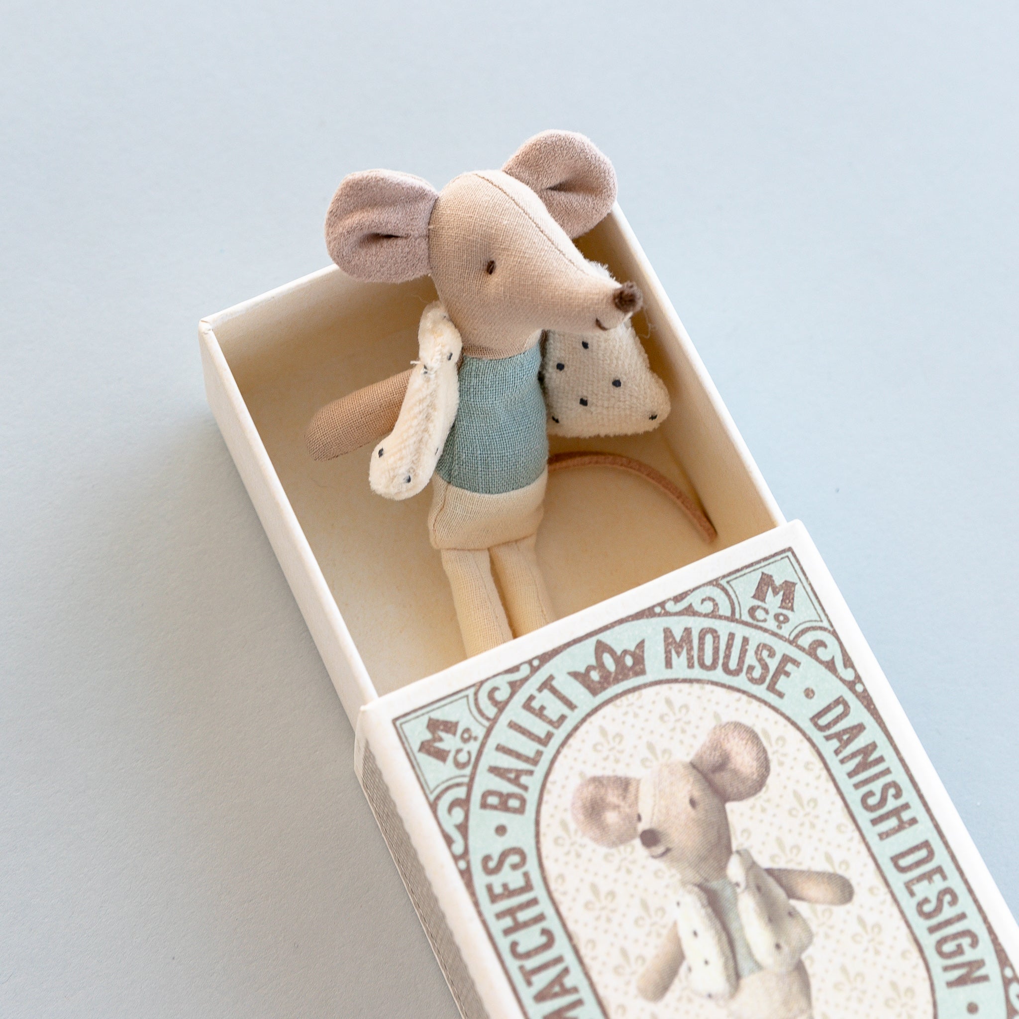 Maileg Dancer Mouse in Matchbox, Little Brother