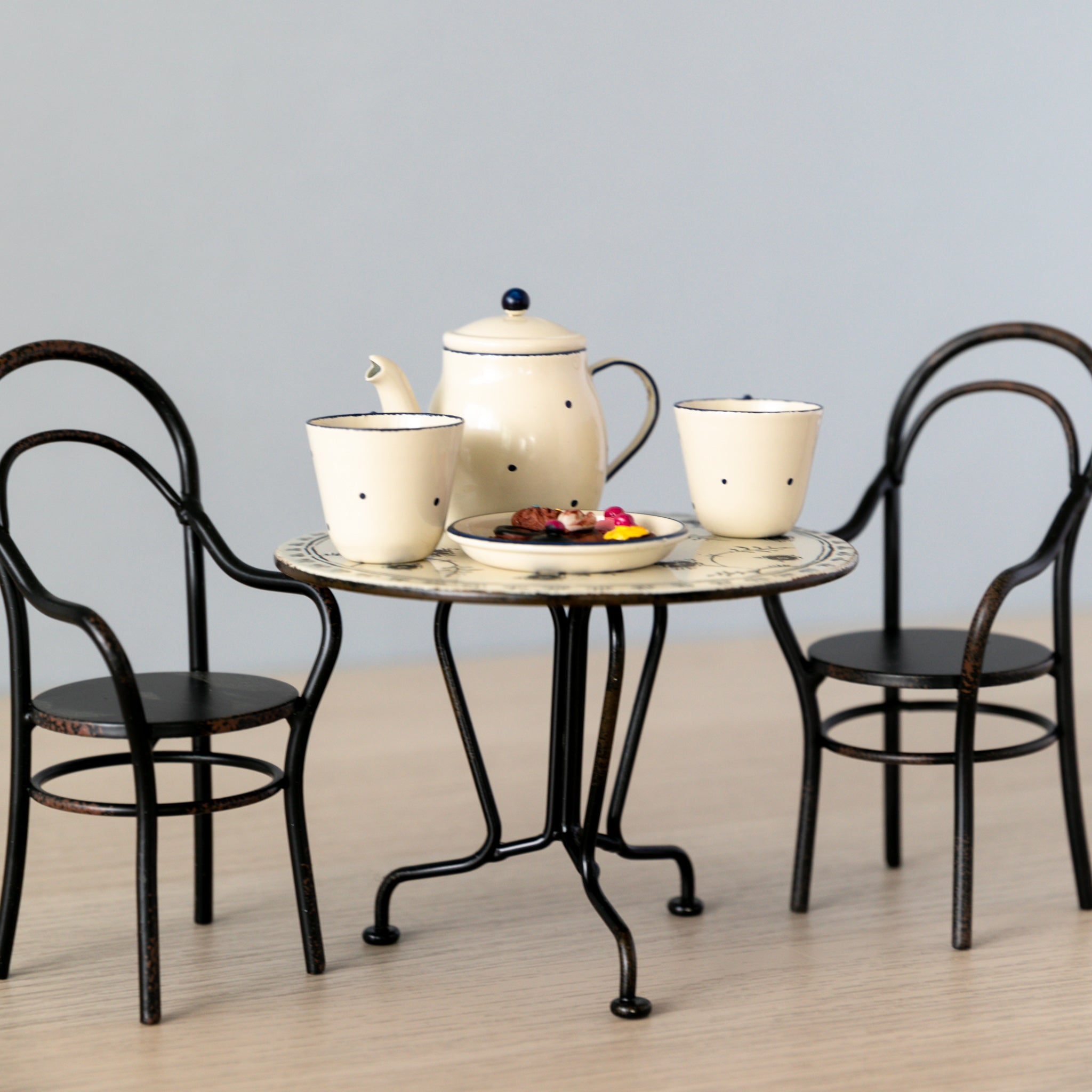 Maileg Dining Table Set with 2 Chairs