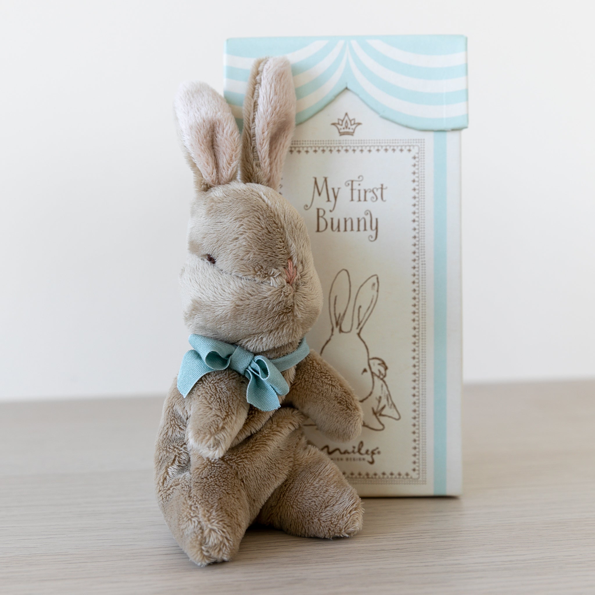 Maileg My First Bunny in Box - Blue