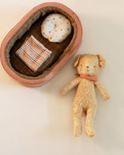 Maileg | Plush Dog with Dog Bed - Brown