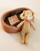 Maileg | Plush Dog with Dog Bed - Brown