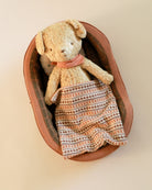 Maileg | Plush Dog with Dog Bed - Brown
