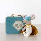 Maileg Superhero Mouse, Little Brother in Suitcase