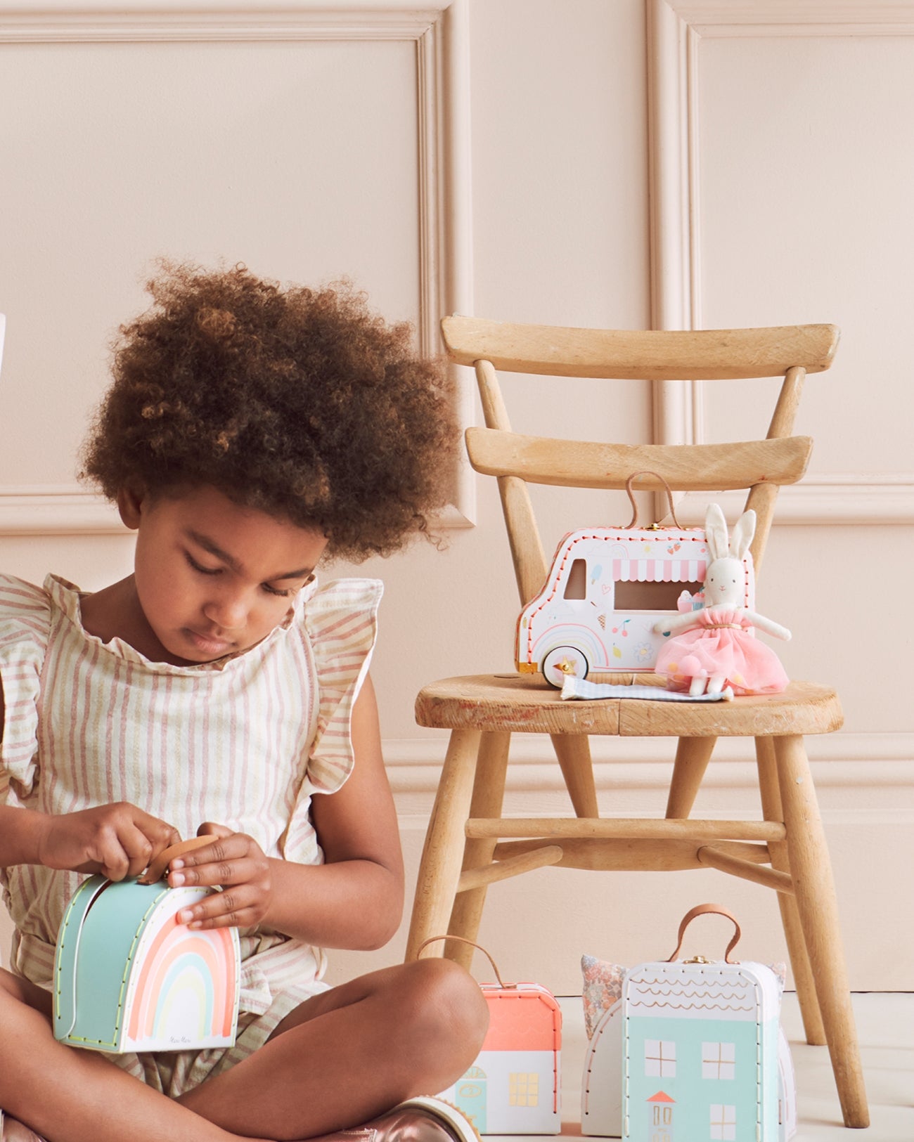 Meri Meri | Ice Cream Van Mini Suitcase Bunny Doll