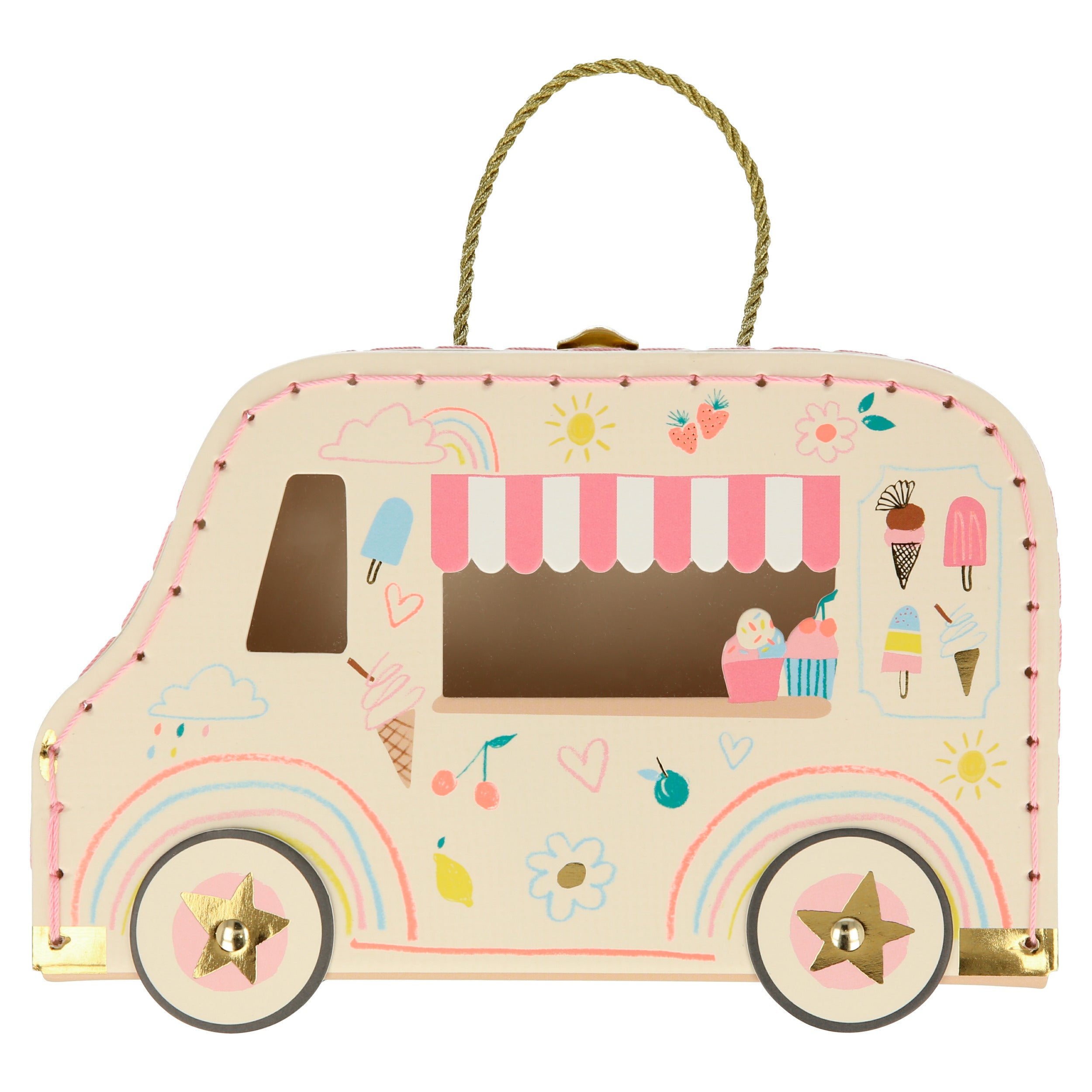 Meri Meri | Ice Cream Van Mini Suitcase Bunny Doll