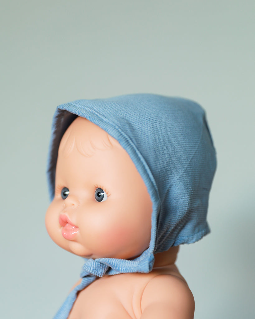 Minikane Doll Clothes | Baby Doll Bonnet - Blue
