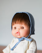 Minikane Doll Clothes | Baby Doll Bonnet - Blue