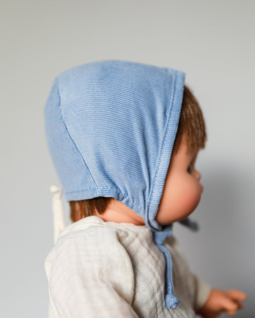 Minikane Doll Clothes | Baby Doll Bonnet - Blue