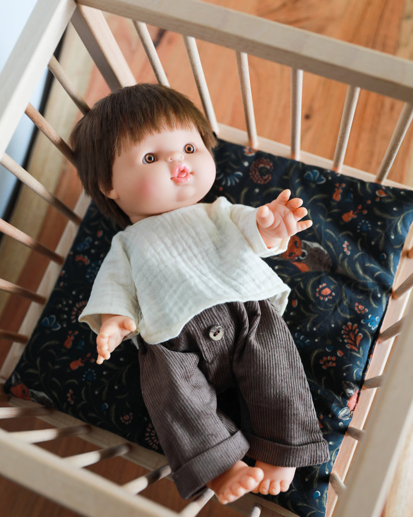 Minikane Doll Furniture | Baby Doll Playpen - Fox Print