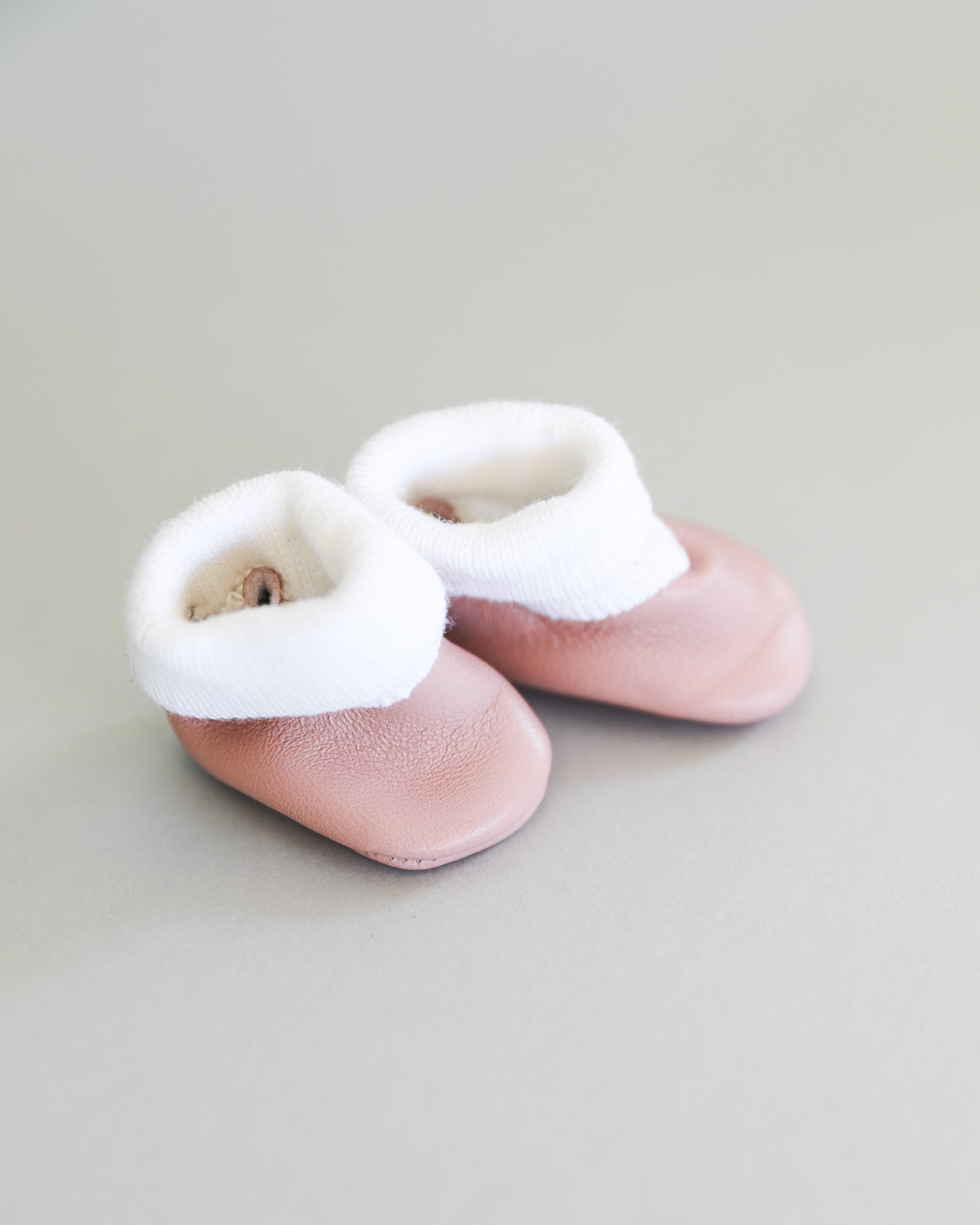 Minikane Doll Shoes | Baby Doll Slipper Socks - Blush