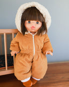 Minikane Doll Clothes | Baby Doll Snowsuit - Brown