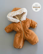 Minikane Doll Clothes | Baby Doll Snowsuit - Brown