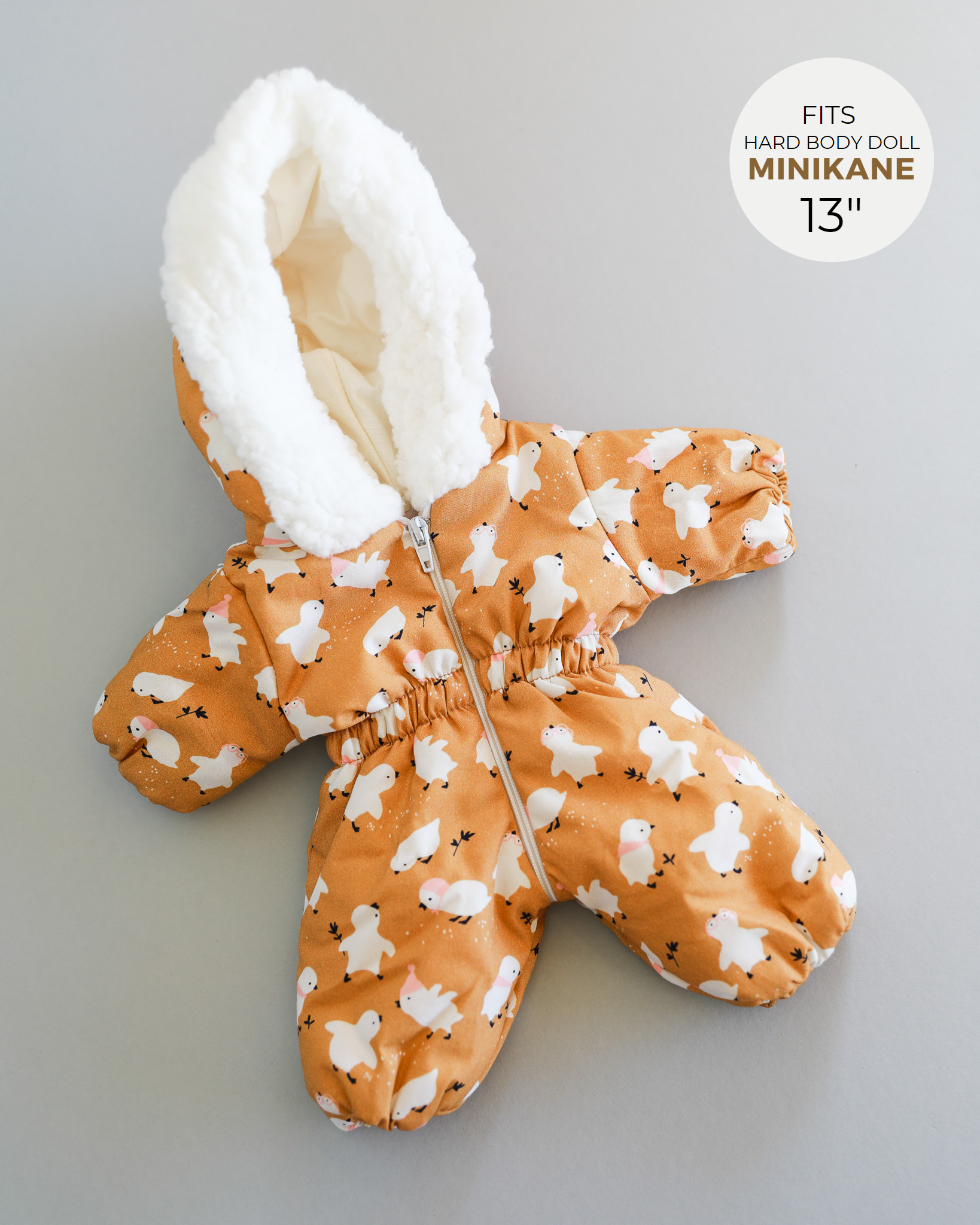 Minikane Doll Clothes | Baby Doll Snowsuit - Little Chicks