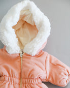 Minikane Doll Clothes | Baby Doll Snowsuit - Peach