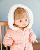 Minikane Doll Clothes | Baby Doll Snowsuit - Peach