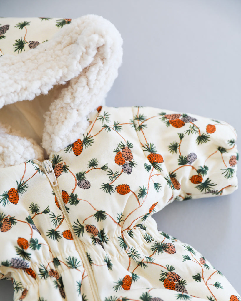Minikane Doll Clothes | Baby Doll Snowsuit - Pinecones