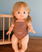 Minikane Doll Clothes | Baby Girl Doll Underwear Set (Chestnut)Minikane Doll Clothes | Baby Girl Doll Underwear Set (Chestnut)