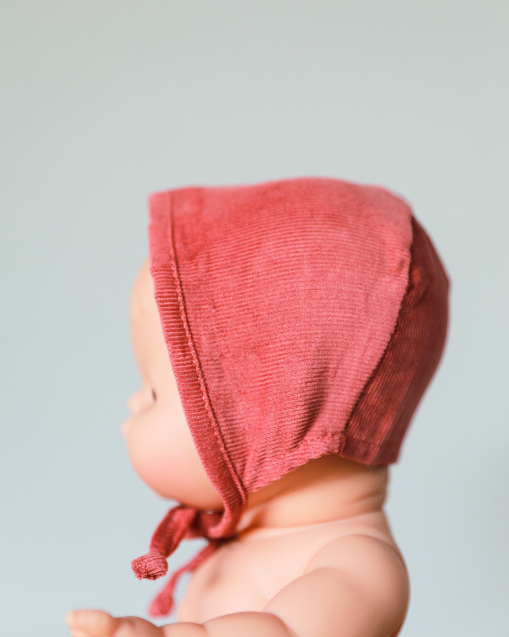 Minikane Doll Clothes | Baby Doll Bonnet - Marsala