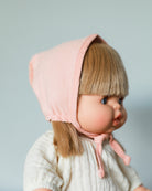 Minikane Doll Clothes | Baby Doll Bonnet - Soft Pink