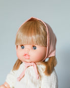 Minikane Doll Clothes | Baby Doll Bonnet - Soft Pink