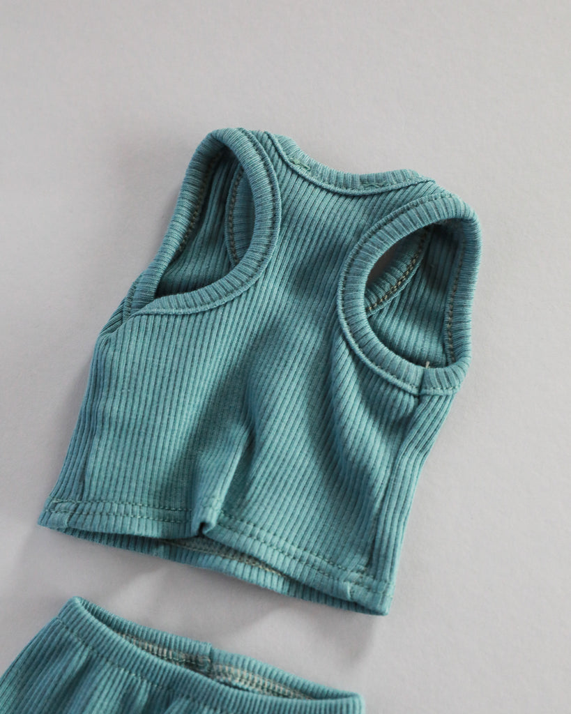 Minikane Doll Clothes | Baby Boy Doll Tank Set (Blue)