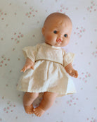 Minikane Doll Clothes | Baby Doll Dress (White)