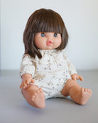 Minikane Doll Clothes | Baby Doll Flower Romper (White)